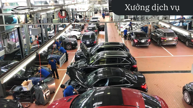 xuong dich vu xe mercedes an du pham hung Xưởng dịch vụ tại An Du Phạm Hùng